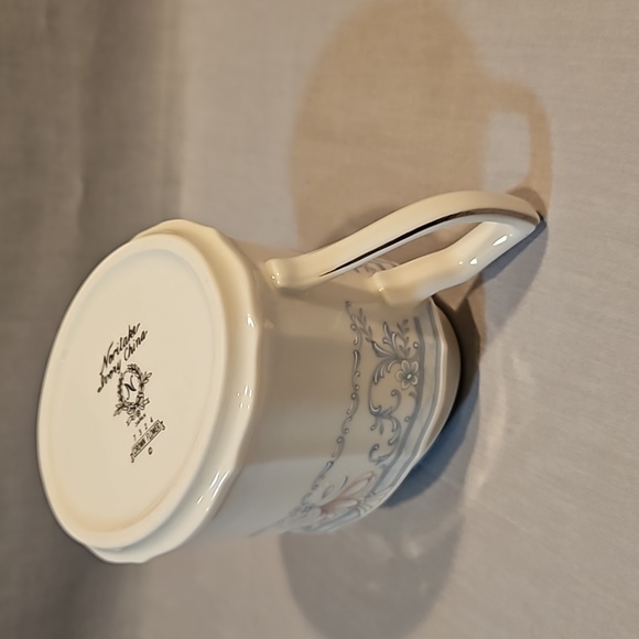 New Noritake Crown Flower 7324 Creamer & Sugar Bowl w/Lid Ivory China - Picture 12 of 13